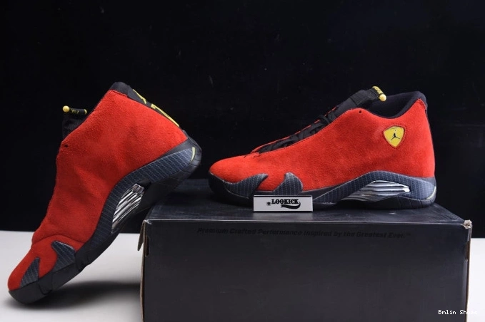 Bmlin Shoes Retro Jordan 14 654459-670 Air Challenge Red 0802